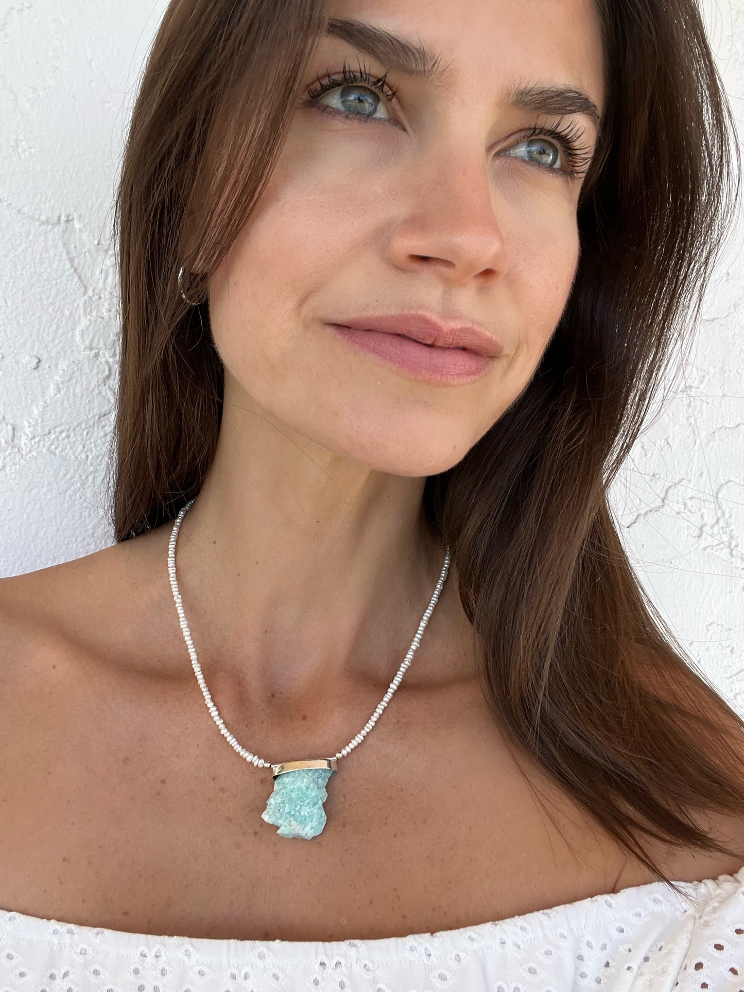 Pearl of the Earth necklace -  Amazonite