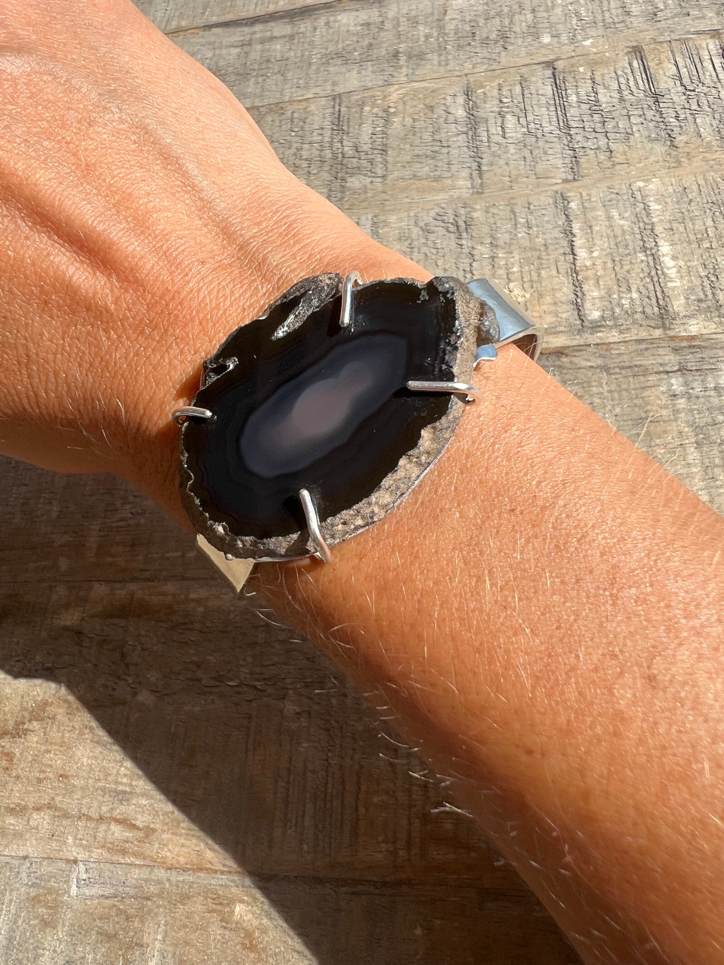 Agate cuff