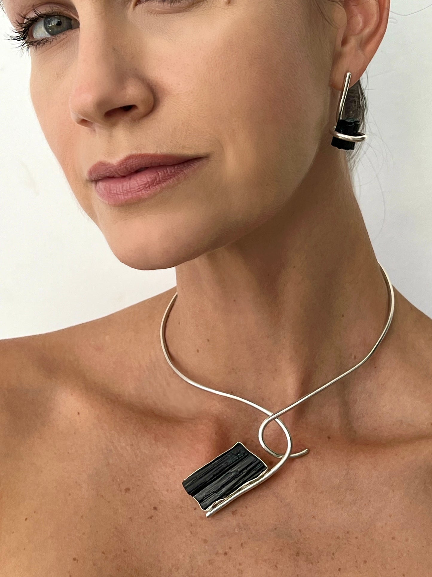 Orbita necklace - Black Tourmaline