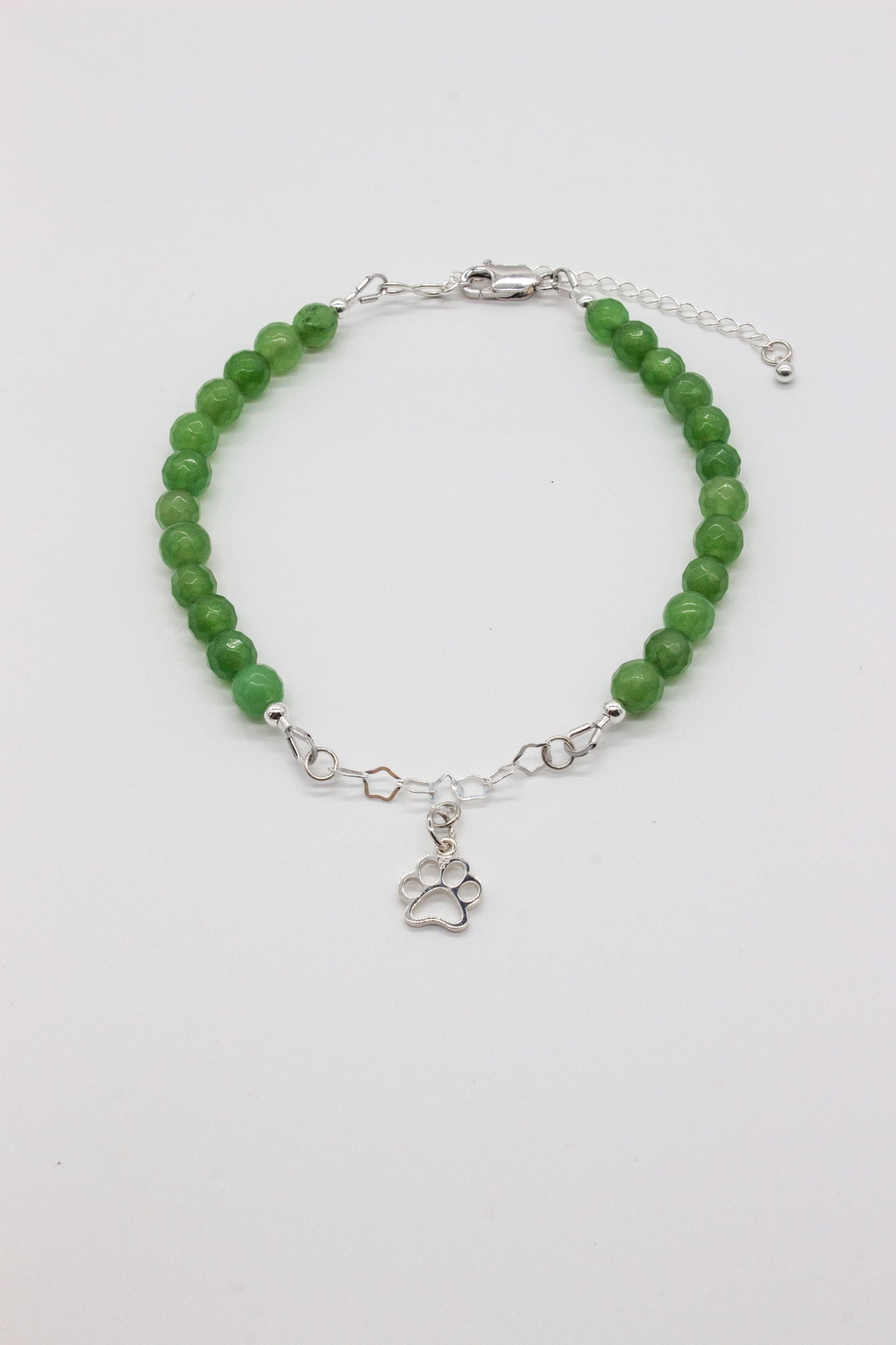 Pet collar - Green Agate