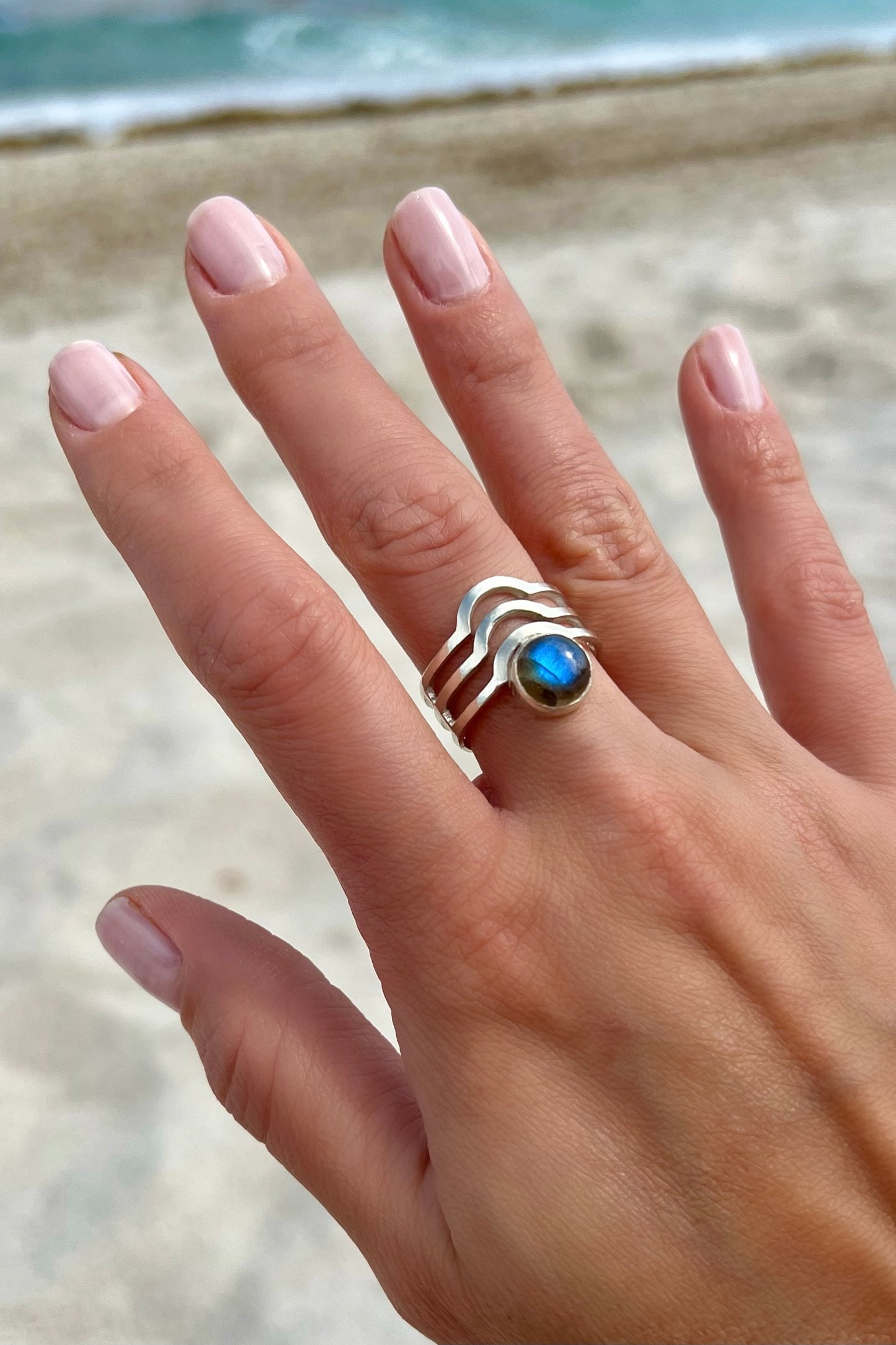 Collins ring, Labradorite, Sterling Silver