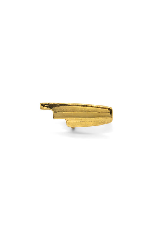 Deco ear climber, Gold Vermeil