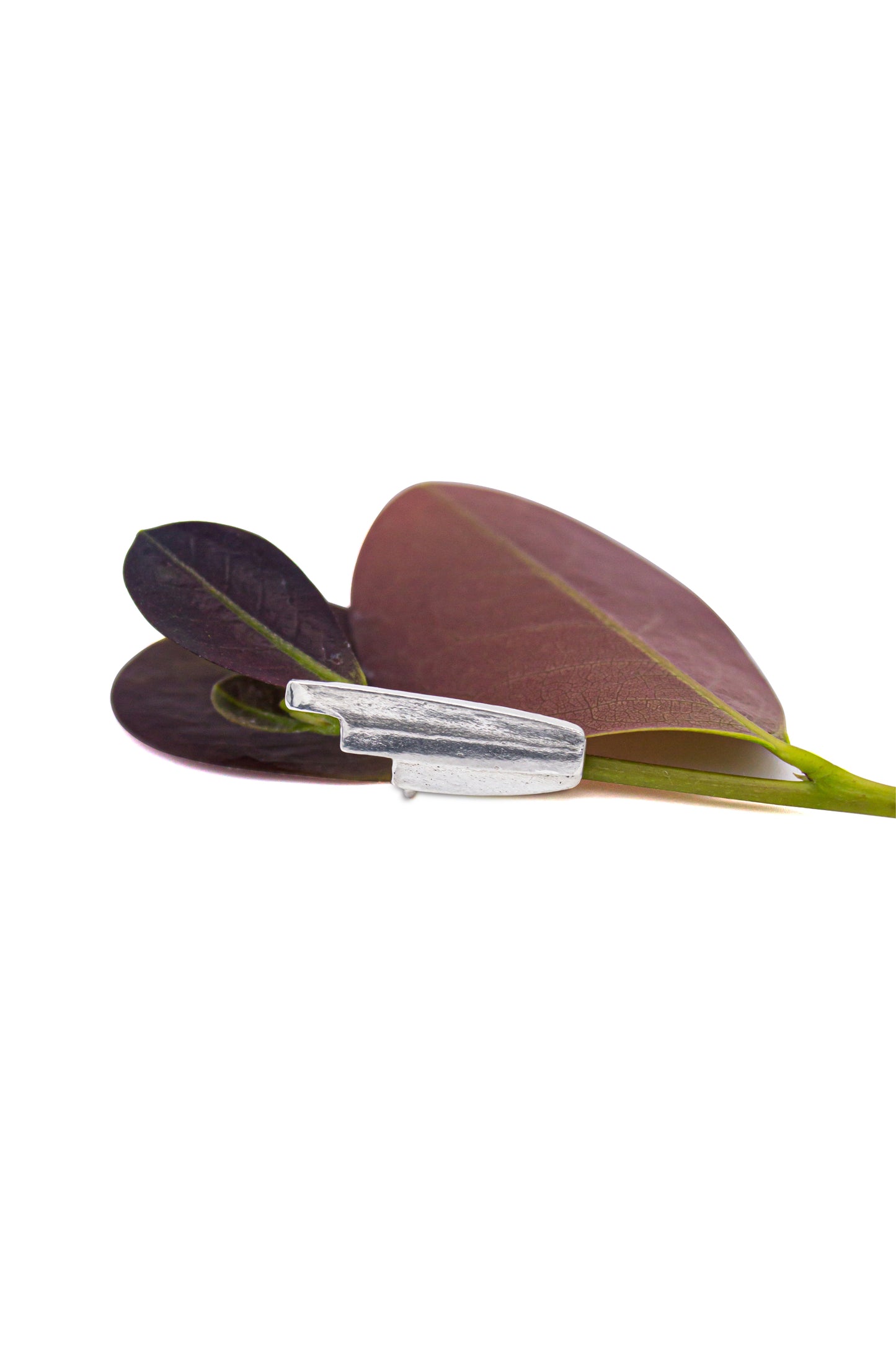Deco ear climber, Sterling Silver