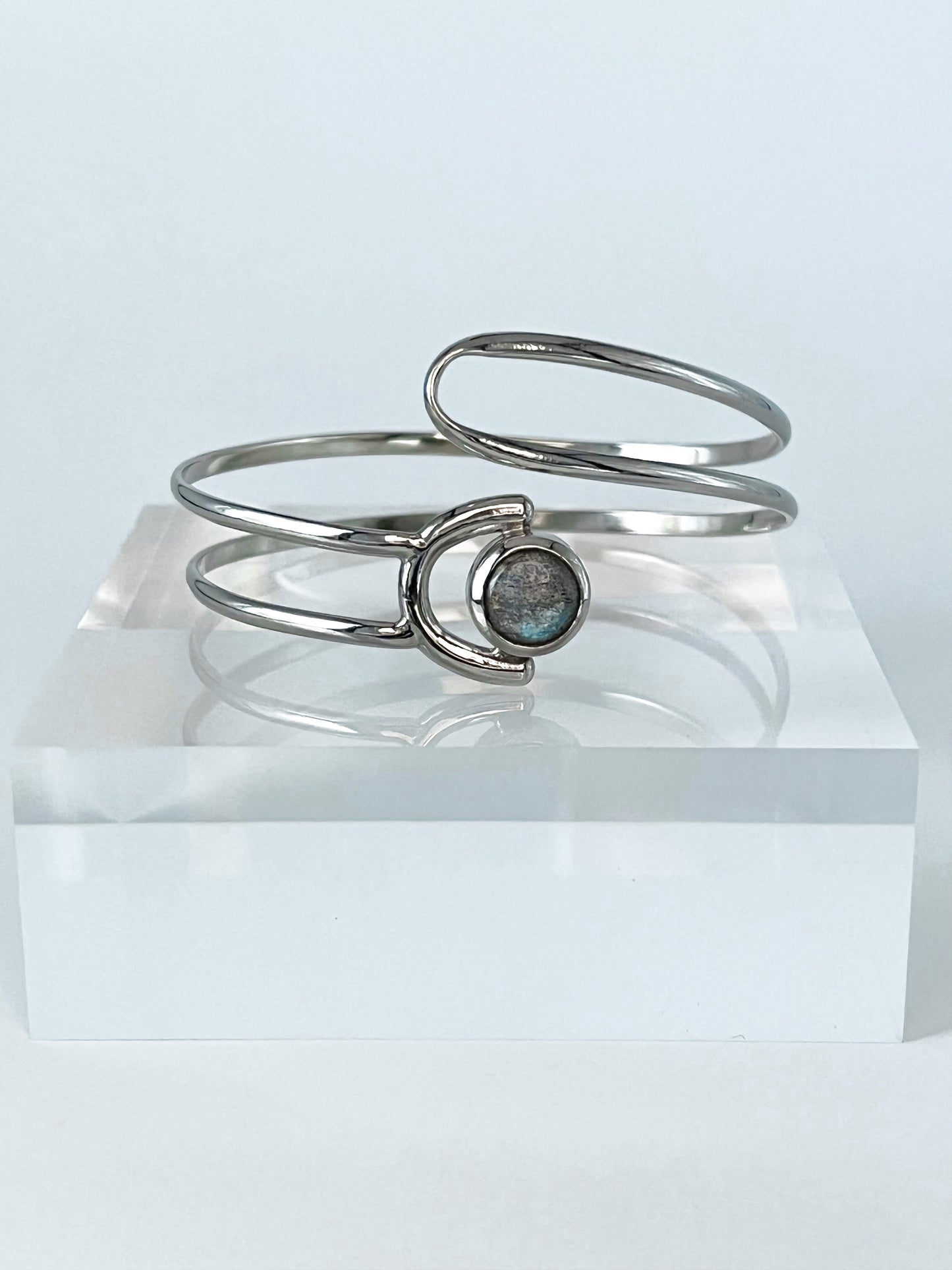 Collins Cuff, Labradorite, Sterling Silver
