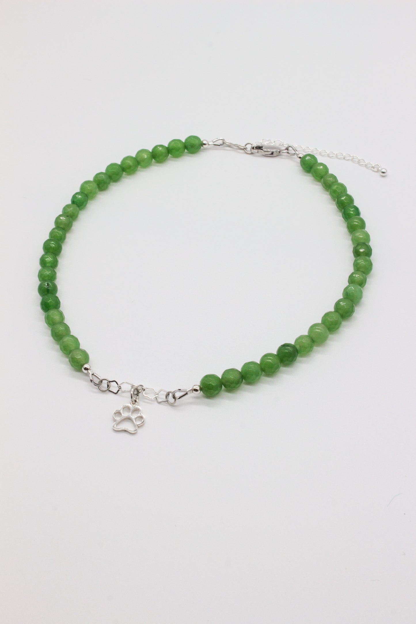 Pet collar - Green Agate
