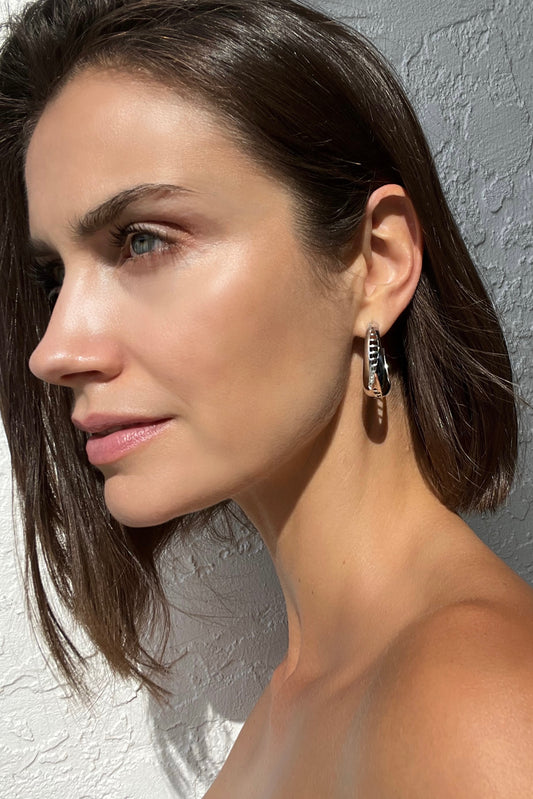Faena hoop, Sterling Silver