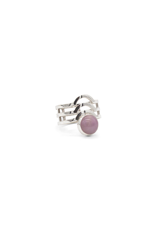 Collins ring, Kunzite, Sterling Silver