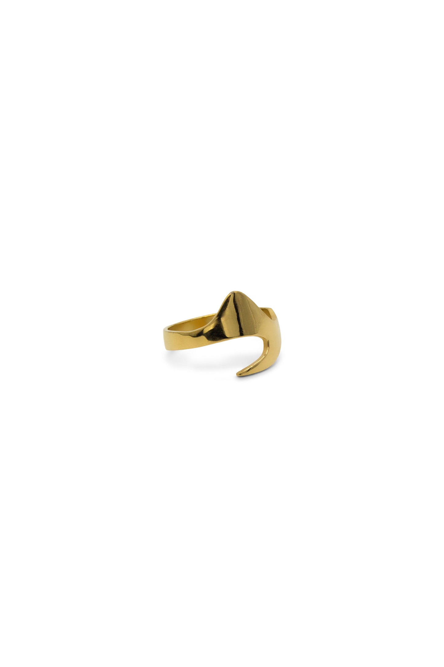 Wave ring, Gold Vermeil